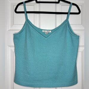 St. John Aqua Knit Camisole – Size L (Made in USA)